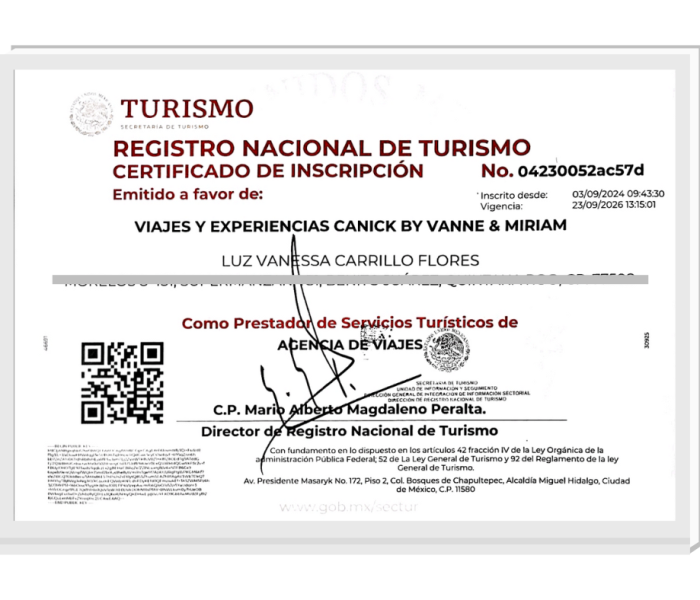 registro nacional de turismo RNT